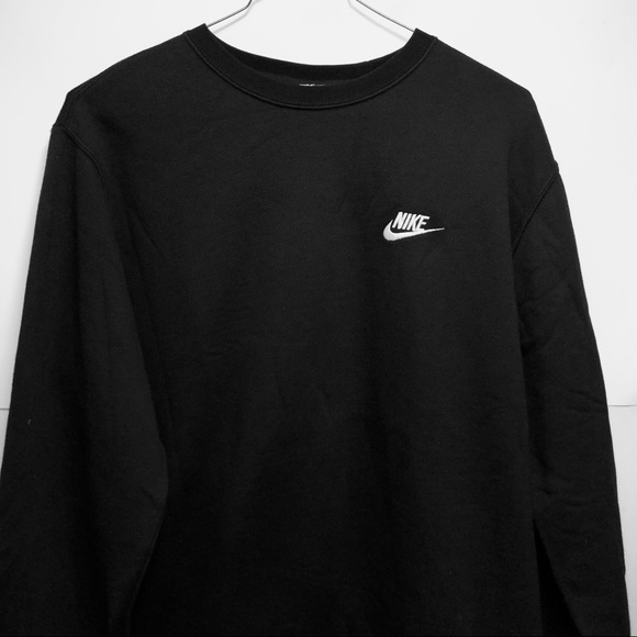 black nike crew neck sweater